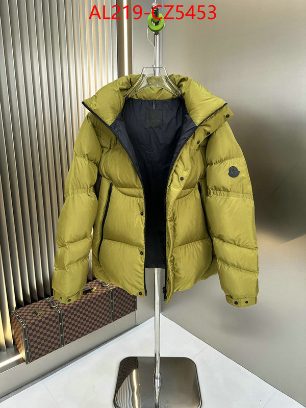 Down jacket Men-Moncler how to start selling replica ID: CZ5453 $: 219USD