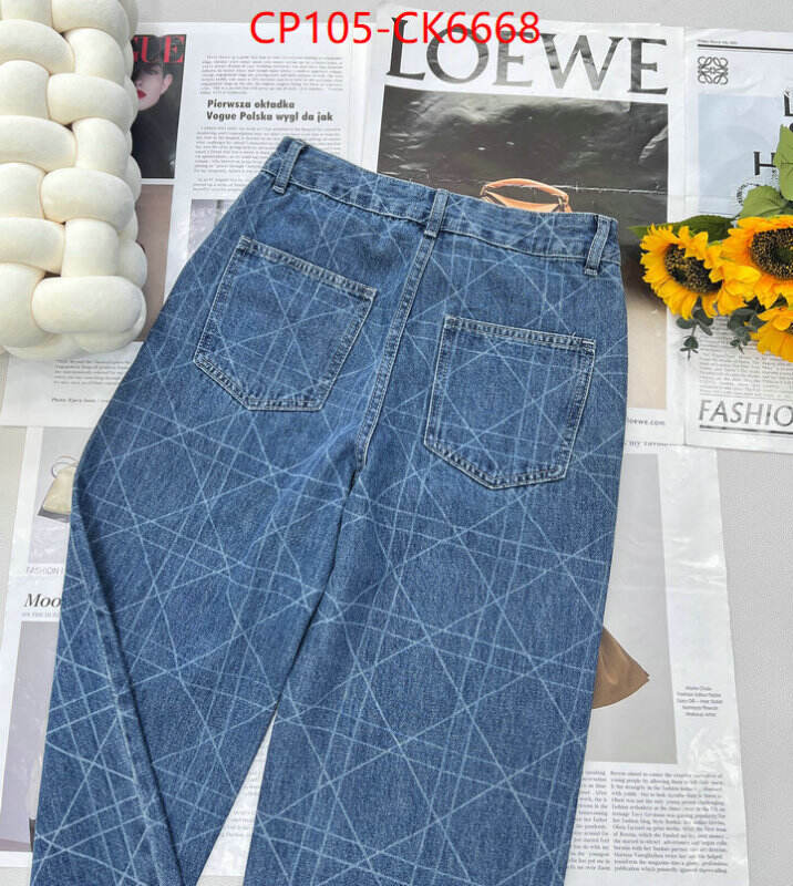 Clothing-Dior fake high quality ID: CK6668 $: 105USD