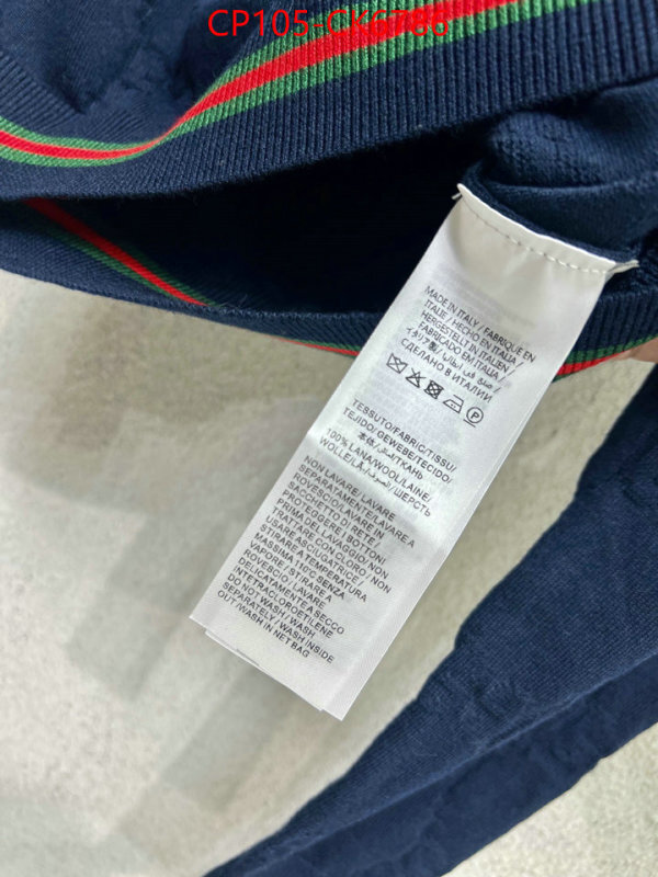 Clothing-Gucci wholesale replica shop ID: CK6786 $: 105USD