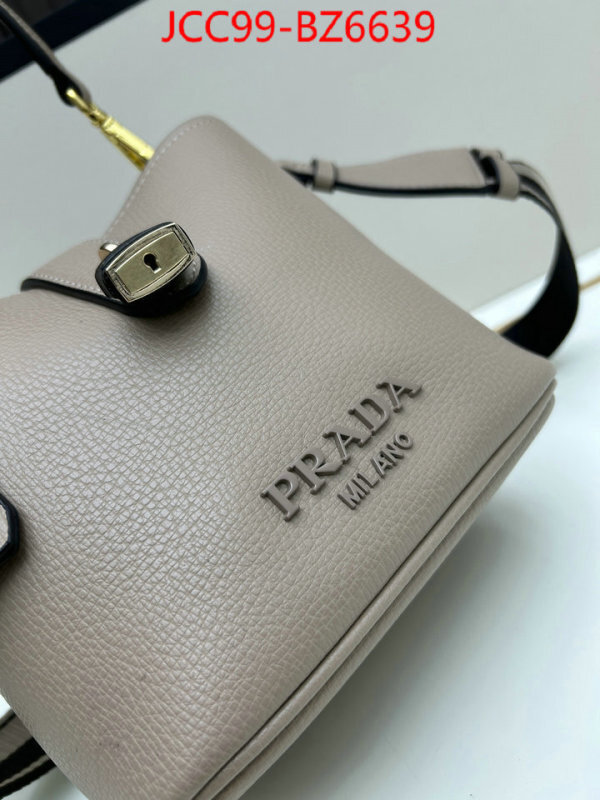Prada Bags(4A)-bucket bag luxury 7 star replica ID: BZ6639 $: 99USD,