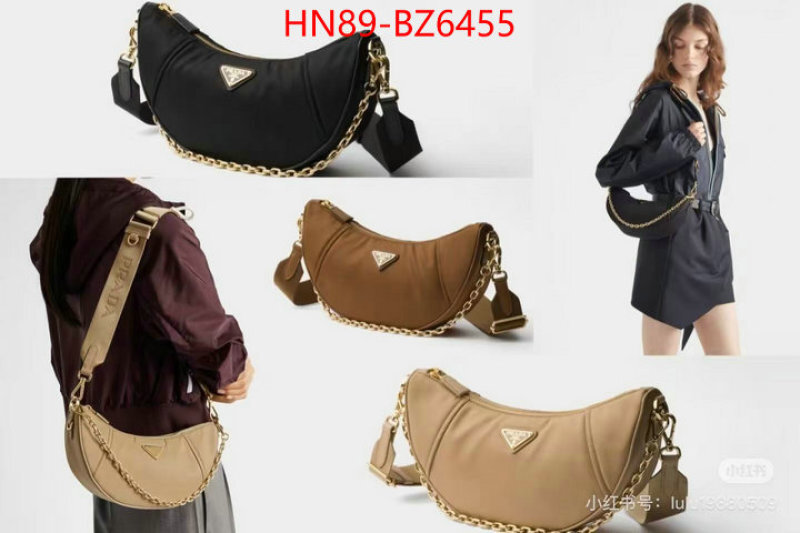 Prada Bags(4A)-Crossbody- unsurpassed quality ID: BZ6455 $: 89USD,
