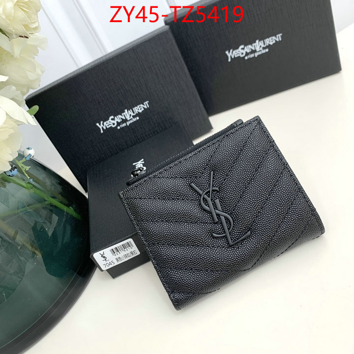 YSL Bags(4A)-Wallet- buy best quality replica ID: TZ5419 $: 45USD,