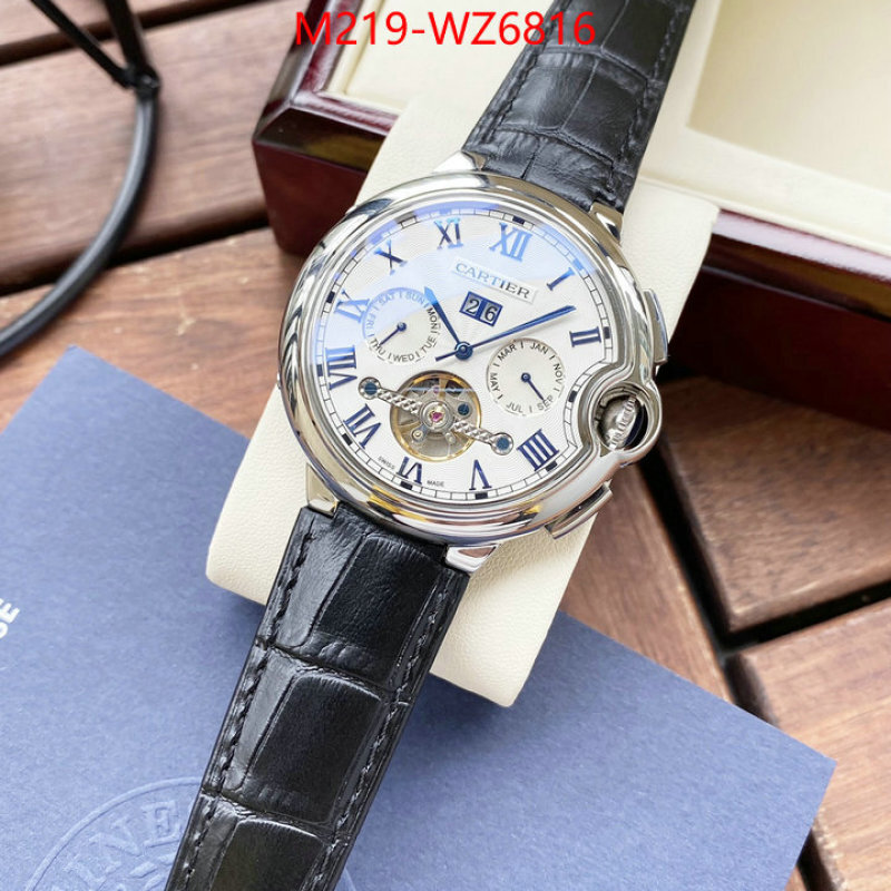 Watch(TOP)-Cartier the best designer ID: WZ6816 $: 219USD