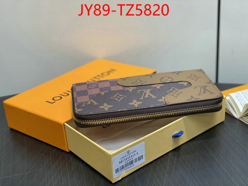 LV Bags(TOP)-Wallet wholesale replica ID: TZ5820 $: 89USD,
