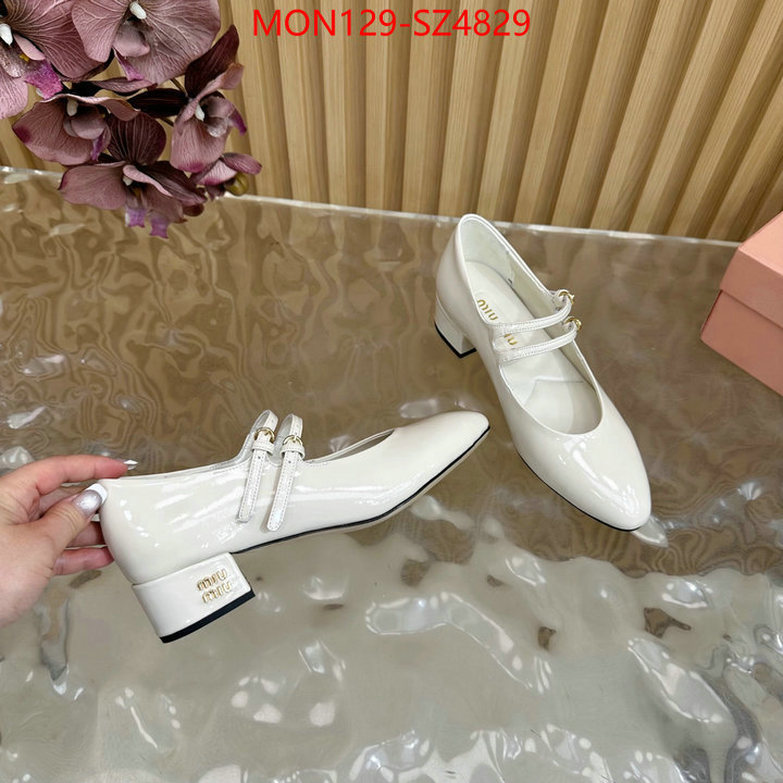 Women Shoes-Miu Miu luxury fake ID: SZ4829 $: 129USD