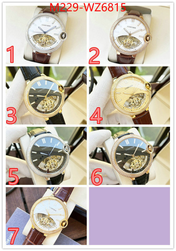 Watch(TOP)-Cartier best replica ID: WZ6815 $: 229USD