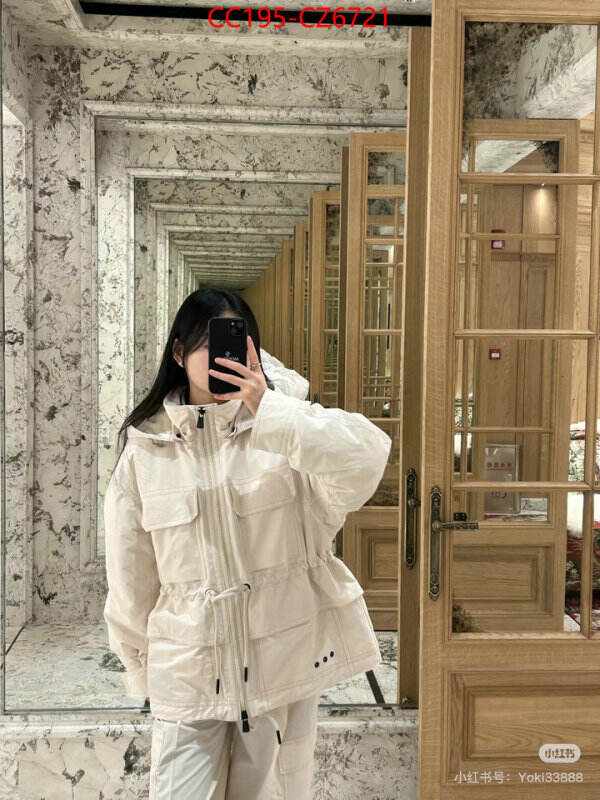 Down jacket Women-Moncler where to buy the best replica ID: CZ6721 $: 195USD