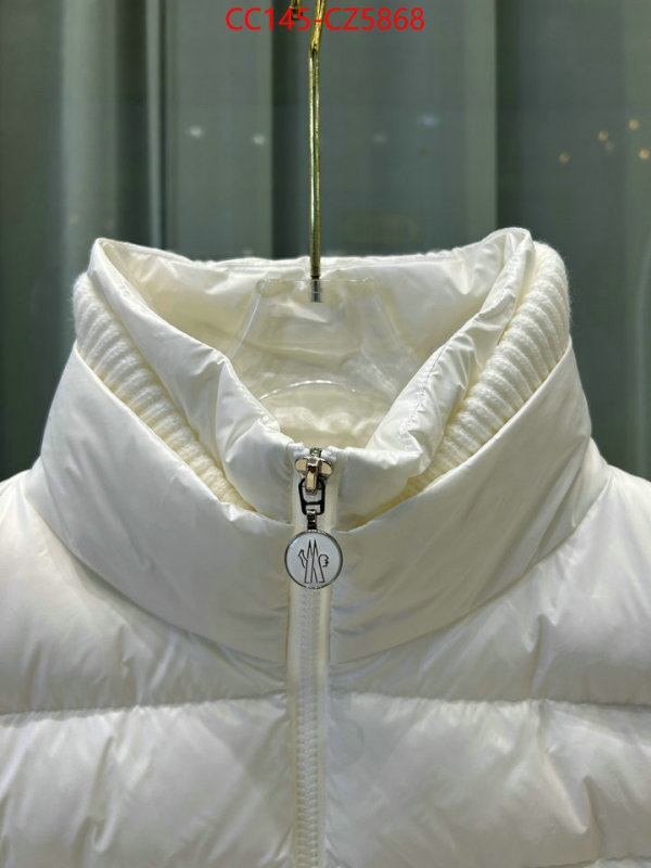Down jacket Women-Moncler designer wholesale replica ID: CZ5868 $: 145USD