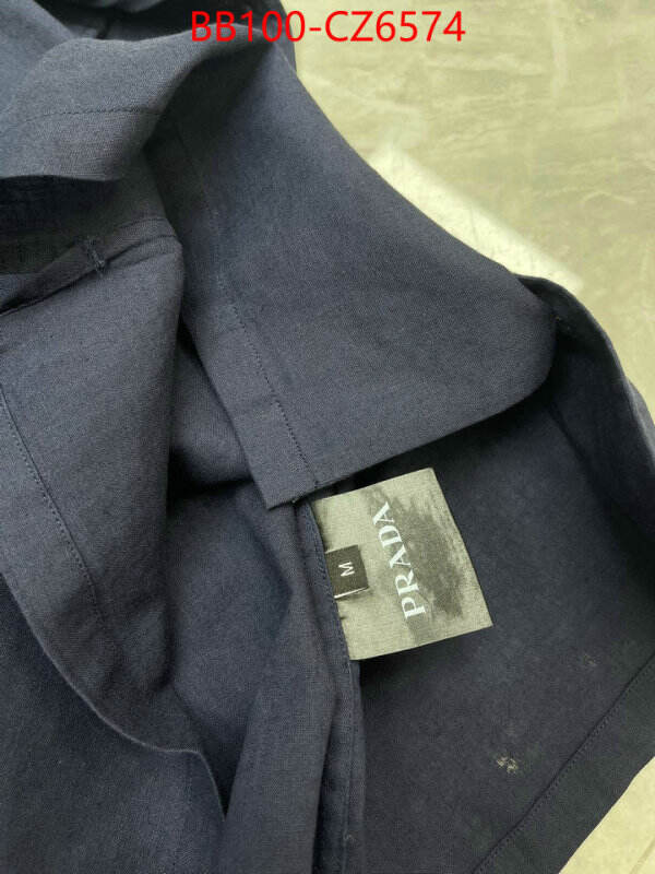 Clothing-Prada replica 2024 perfect luxury ID: CZ6574 $: 100USD