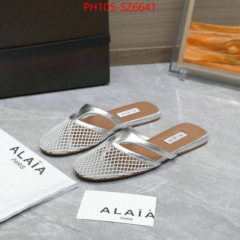 Women Shoes-ALAIA aaaaa+ quality replica ID: SZ6641 $: 105USD