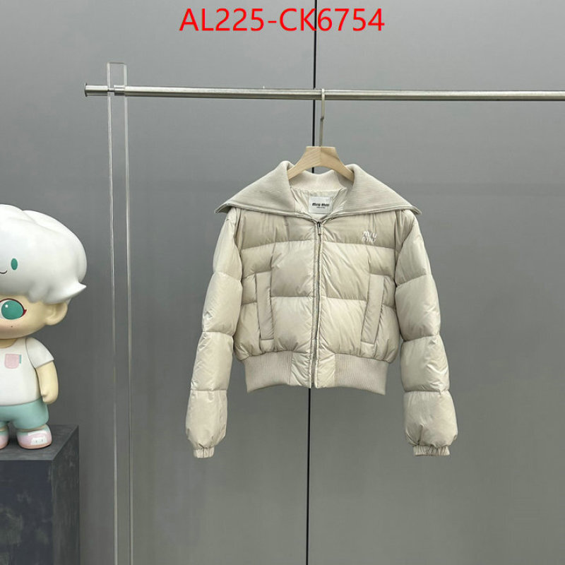 Down jacket Women-Miu Miu best replica 1:1 ID: CK6754 $: 225USD
