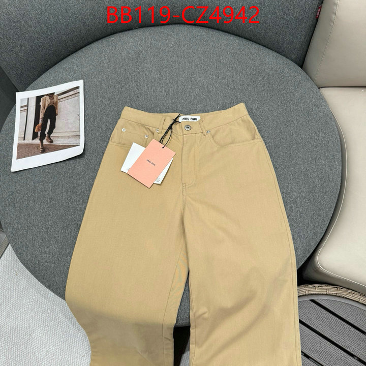 Clothing-MIU MIU is it ok to buy ID: CZ4942 $: 119USD