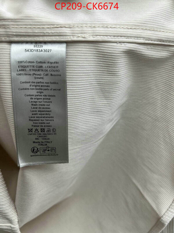 Clothing-Dior top perfect fake ID: CK6674