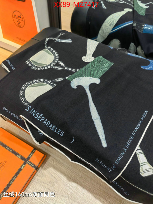 Scarf-Hermes what's the best to buy replica ID: MZ7417 $: 89USD