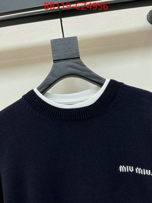Clothing-MIU MIU 7 star collection ID: CZ4956 $: 119USD