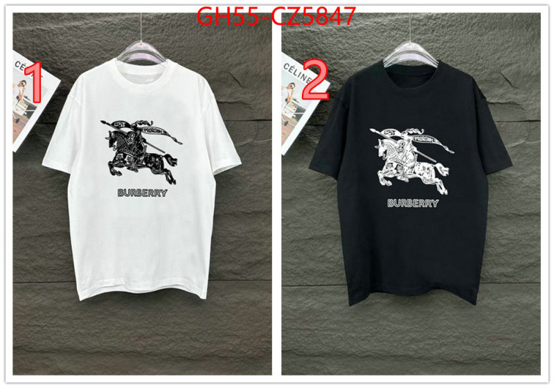Clothing-Burberry replica designer ID: CZ5847 $: 55USD