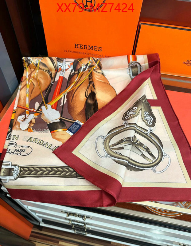 Scarf-Hermes 2024 luxury replicas ID: MZ7424 $: 79USD