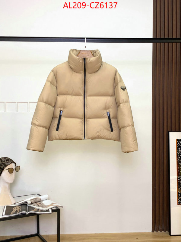 Down jacket Women-Prada the highest quality fake ID: CZ6137 $: 209USD