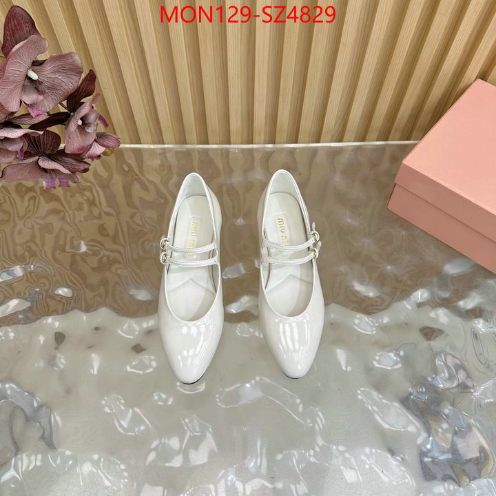 Women Shoes-Miu Miu luxury fake ID: SZ4829 $: 129USD