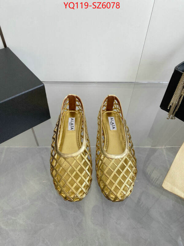 Women Shoes-ALAIA cheap high quality replica ID: SZ6078 $: 119USD