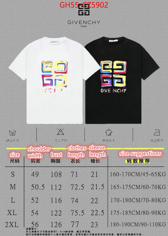 Clothing-Givenchy where to buy replicas ID: CZ5902 $: 55USD