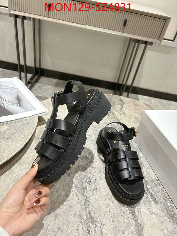 Women Shoes-Prada highest quality replica ID: SZ4831 $: 129USD