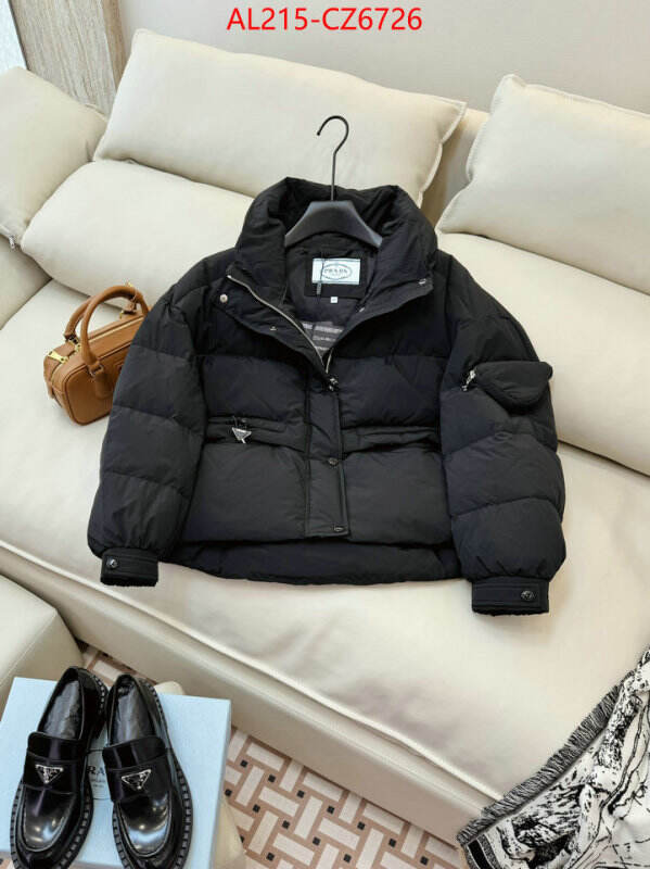Down jacket Women-Prada replica wholesale ID: CZ6726 $: 215USD