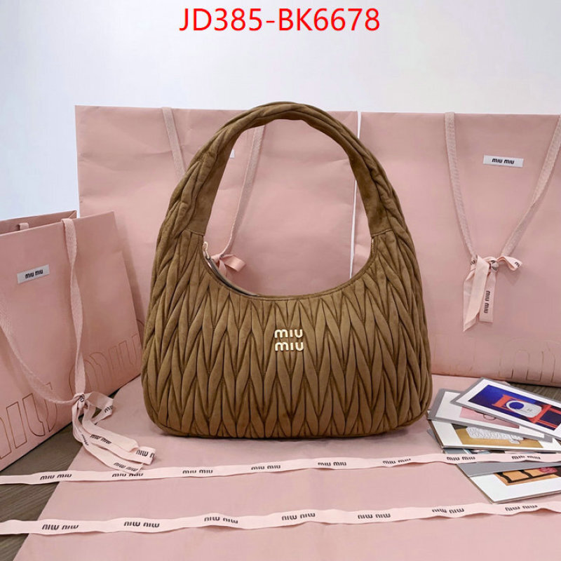 Miu Miu Bags(TOP)-Handbag- mirror copy luxury ID: BK6678 $: 385USD,