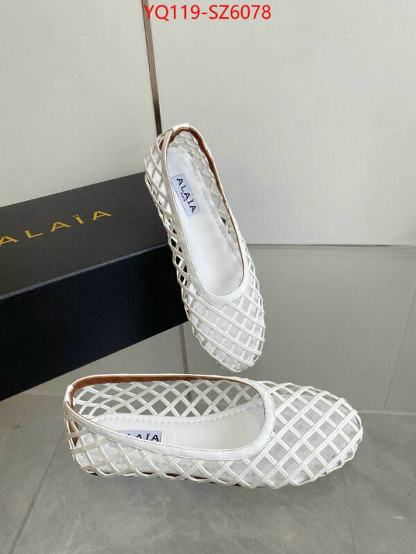 Women Shoes-ALAIA cheap high quality replica ID: SZ6078 $: 119USD