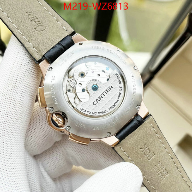 Watch(TOP)-Cartier luxury cheap ID: WZ6813 $: 219USD