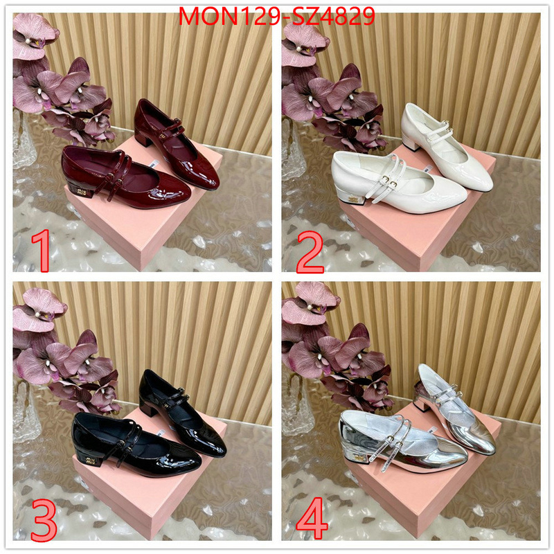 Women Shoes-Miu Miu luxury fake ID: SZ4829 $: 129USD