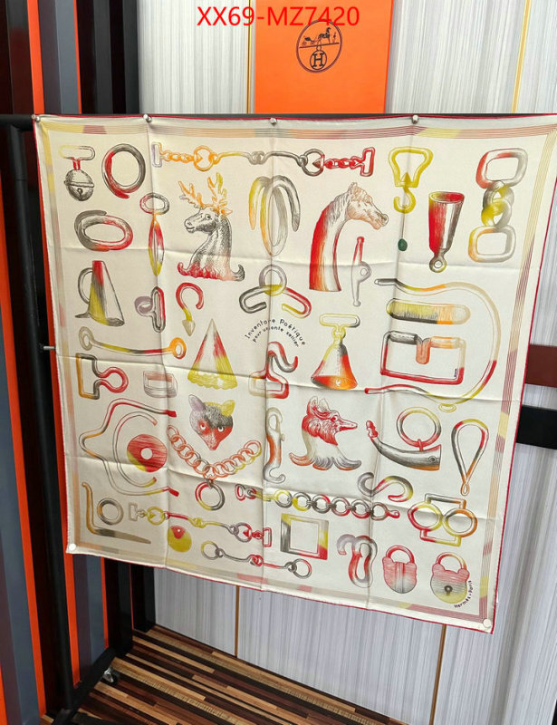 Scarf-Hermes replcia cheap from china ID: MZ7420 $: 69USD