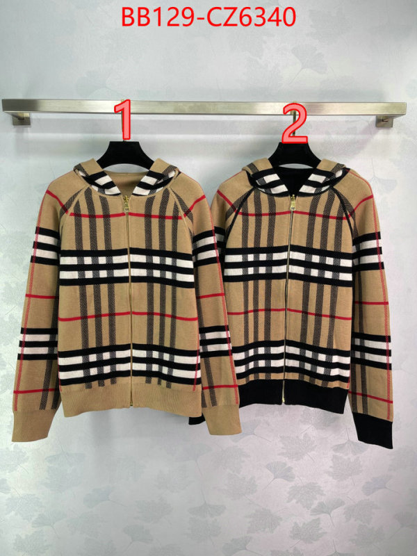Clothing-Burberry luxury fashion replica designers ID: CZ6340 $: 129USD