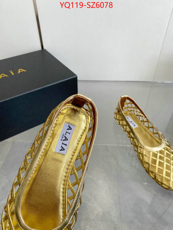 Women Shoes-ALAIA cheap high quality replica ID: SZ6078 $: 119USD