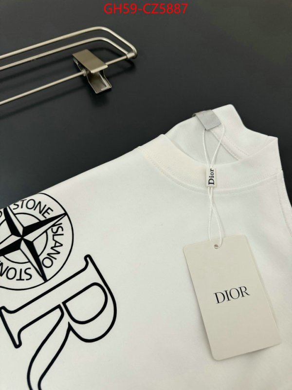 Clothing-Dior what is aaaaa quality ID: CZ5887 $: 59USD