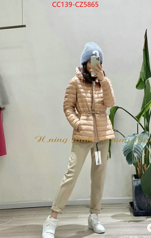 Down jacket Women-Moncler top quality website ID: CZ5865 $: 139USD