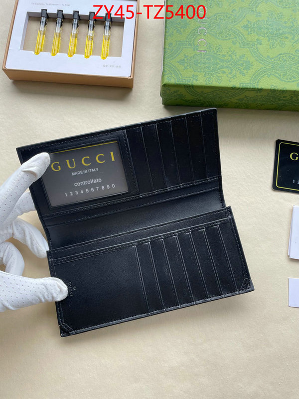 Gucci Bags(4A)-Wallet- where quality designer replica ID: TZ5400 $: 45USD,