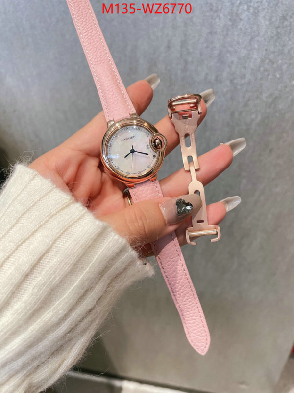 Watch(4A)-Cartier top quality designer replica ID: WZ6770 $: 135USD