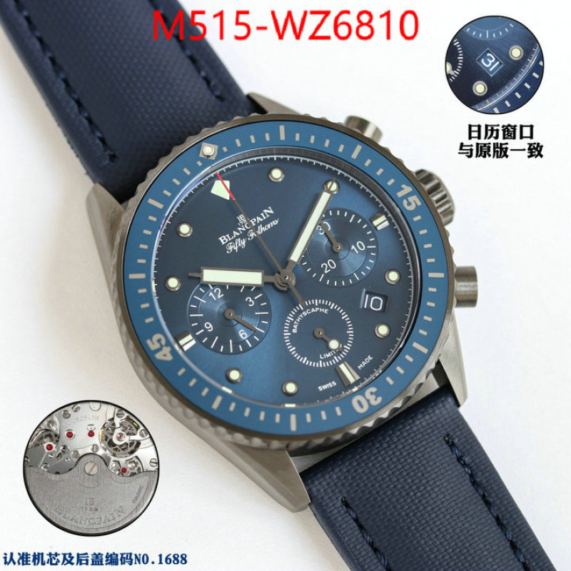 Watch(TOP)-Blancpain sellers online ID: WZ6810 $: 515USD