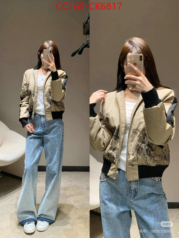Down jacket Women-Dior aaaaa replica ID: CK6817 $: 165USD