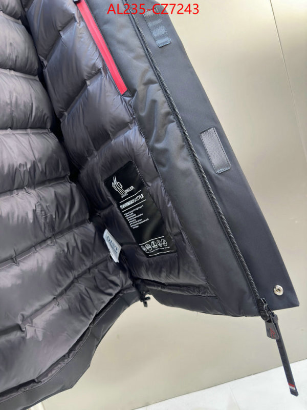 Down jacket Men-Moncler aaaaa ID: CZ7243 $: 235USD