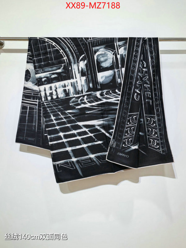 Scarf-Chanel wholesale replica shop ID: MZ7188 $: 89USD