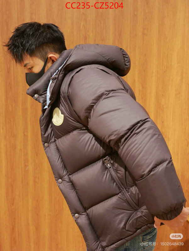 Down jacket Men-Moncler is it illegal to buy dupe ID: CZ5204 $: 235USD