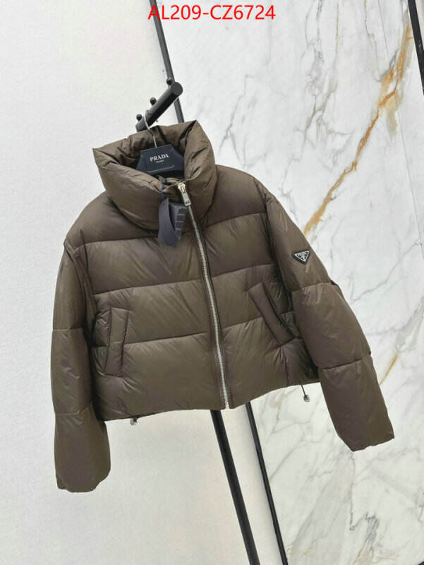 Down jacket Women-Prada cheap replica ID: CZ6724 $: 209USD