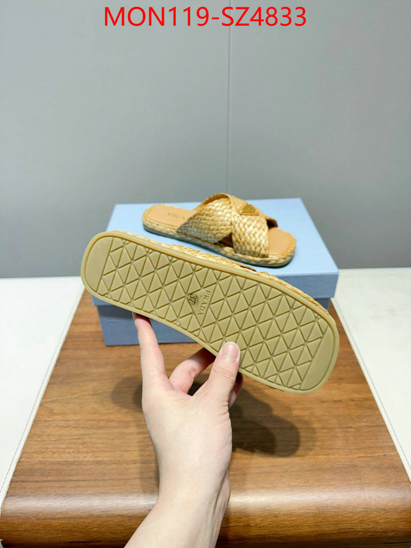 Women Shoes-Prada 2024 aaaaa replica customize ID: SZ4833 $: 119USD