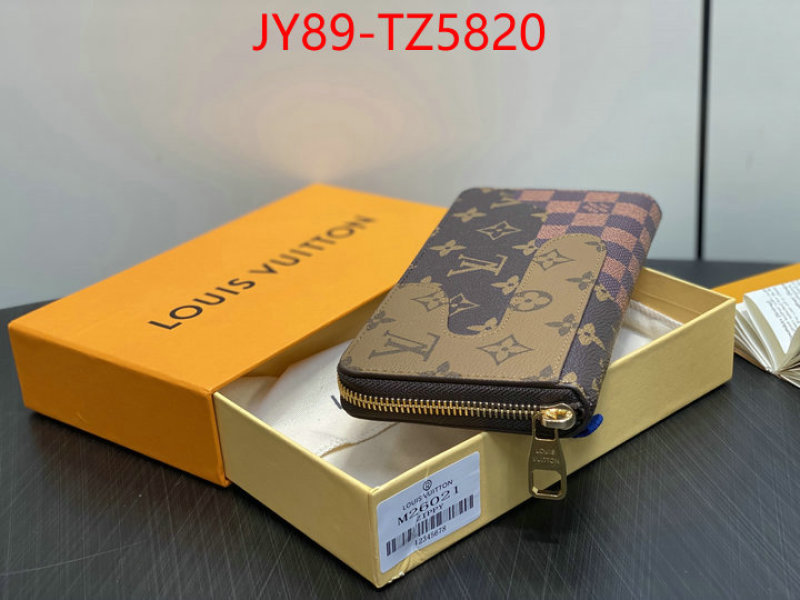 LV Bags(TOP)-Wallet wholesale replica ID: TZ5820 $: 89USD,