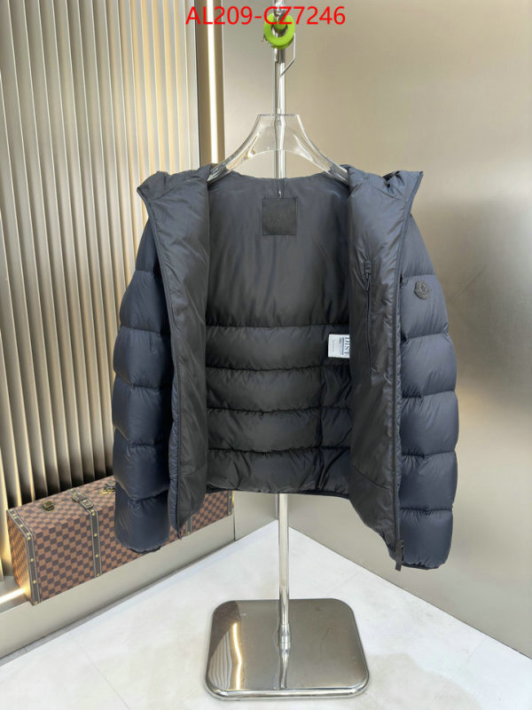 Down jacket Men-Moncler 2024 aaaaa replica customize ID: CZ7246 $: 209USD