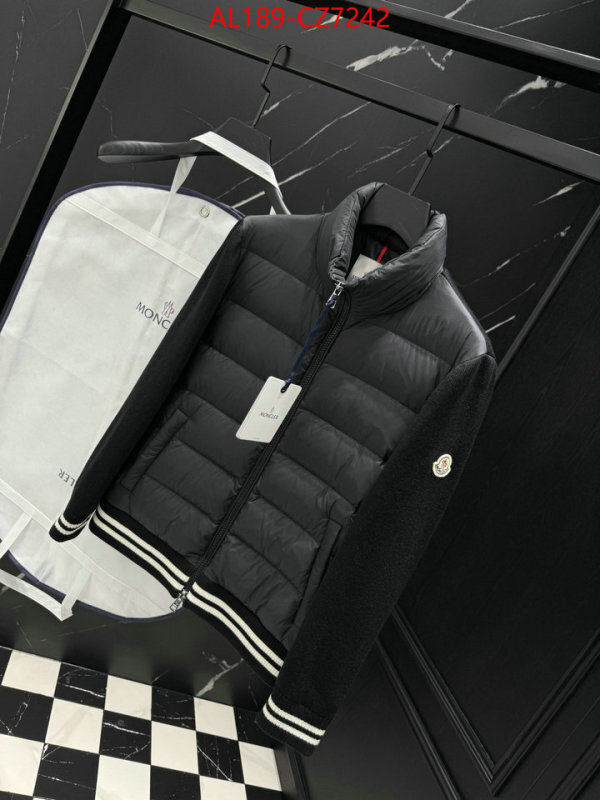 Down jacket Men-Moncler the best designer ID: CZ7242 $: 189USD