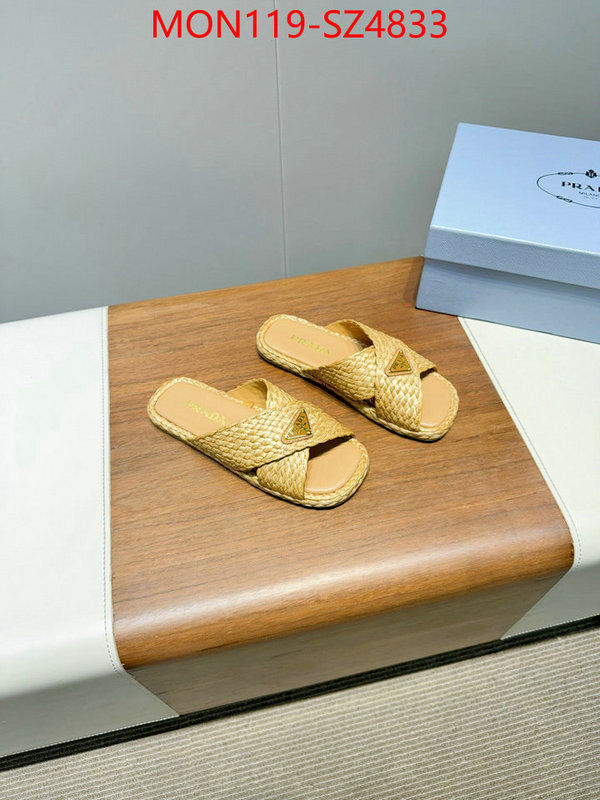 Women Shoes-Prada 2024 aaaaa replica customize ID: SZ4833 $: 119USD