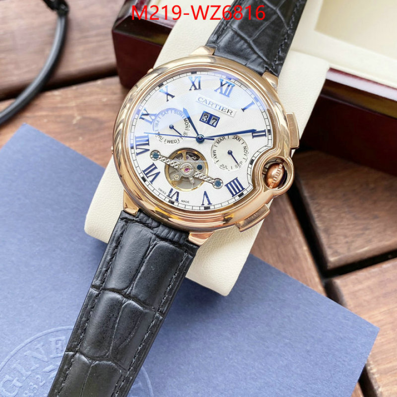 Watch(TOP)-Cartier the best designer ID: WZ6816 $: 219USD